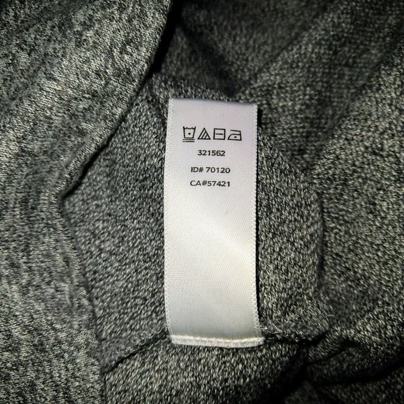 Ann Taylor LOFT Top Sweatshirt Size XS Heather Gray Embellished Long Sle… - Picture 7 of 8